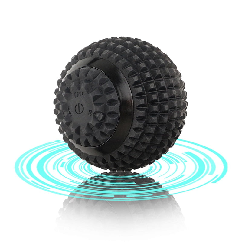 Electric Massage Ball Vibrate Function Help Body Therapy Good For Head Neck Back Waist Hip Foot Muscle Relax And Stress Release