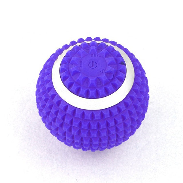 Electric Massage Ball Vibrate Function Help Body Therapy Good For Head Neck Back Waist Hip Foot Muscle Relax And Stress Release