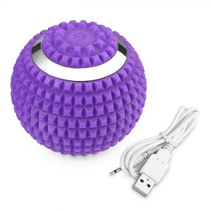 Electric Massage Ball Vibrate Function Help Body Therapy Good For Head Neck Back Waist Hip Foot Muscle Relax And Stress Release